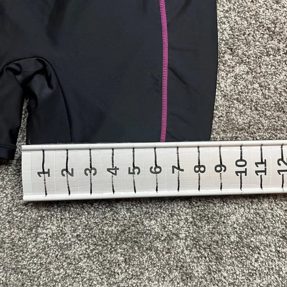 Halcurt One Piece Swimsuit Womens S Black Pink Peach Athletic Workout Bodysuit - Picture 7 of 12